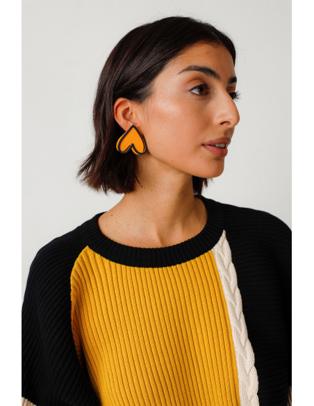 BOUCLE D'OREILLE BIHOTZA