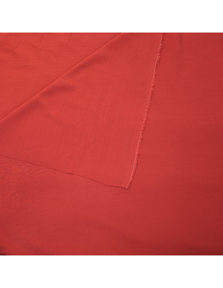 SKFK TISSU LYOCELL-VISCOSE ROUGE FONCÉ