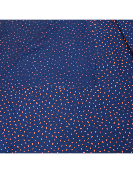 SKFK TEJIDO ECOVERO TOPOS ROJOS