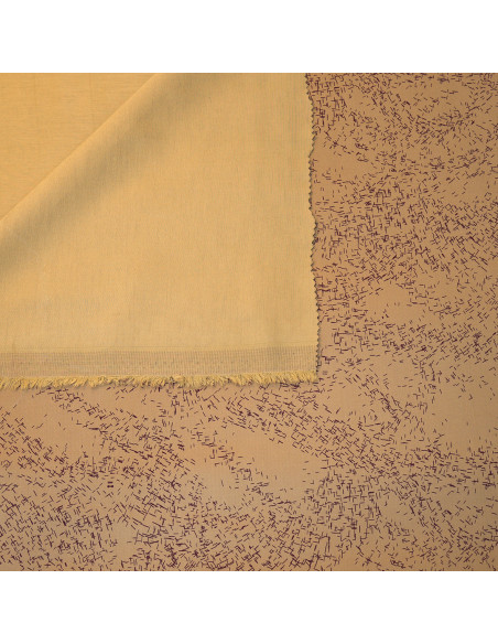 SKFK TISSU COTON.BIO -MODAL IMPRIMÉ BEIX