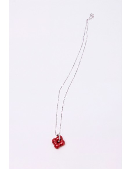 HABA PENDANT ROJO MERLOT